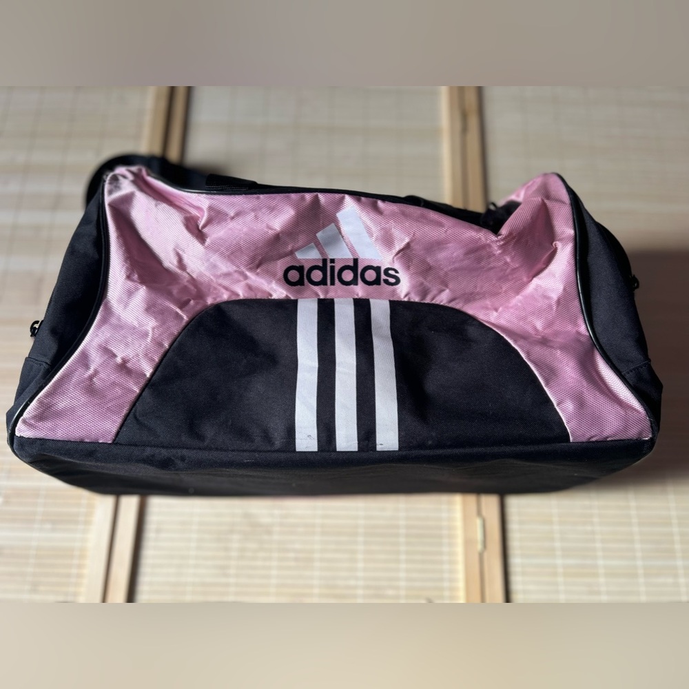 Adidas athletic defender baby pink rose duffle bag - Picture 2 of 11